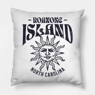 Roanoke Island, NC Summertime Vacationing Watchful Sun Pillow