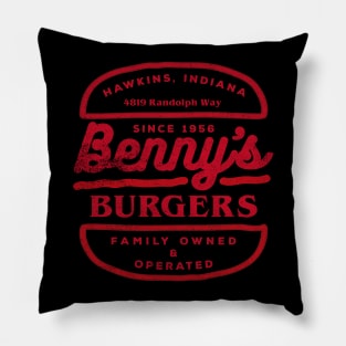 Benny's Burgers Pillow