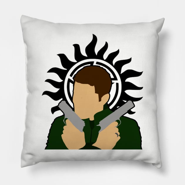 Dean Winchester Pillow by LUCYFERCHRIST