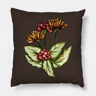 Autumn Flowers Pillow