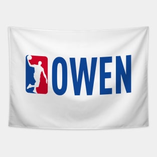 Owen NBA Basketball Custom Player Your Name T-Shirt Tapestry