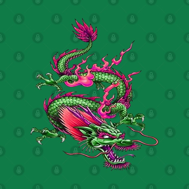 Chinese King Dragon Mythical Morphing Creature by taiche