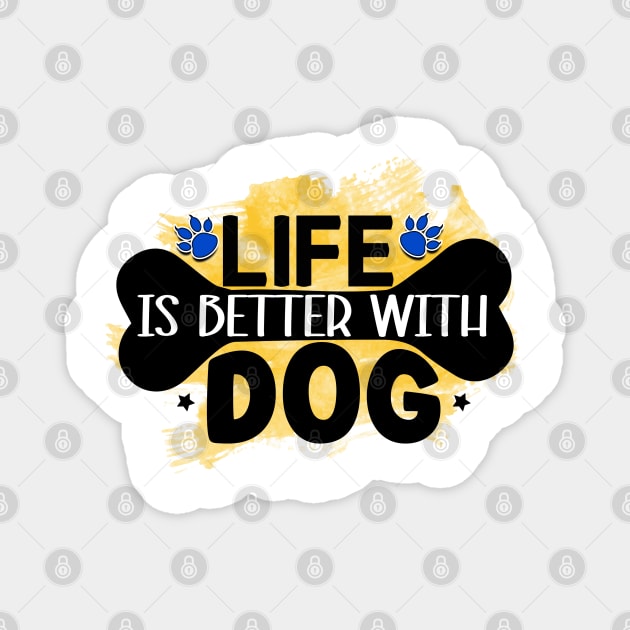 Pawsitively Hilarious: A Shirt for Dog Lovers Magnet by Steve