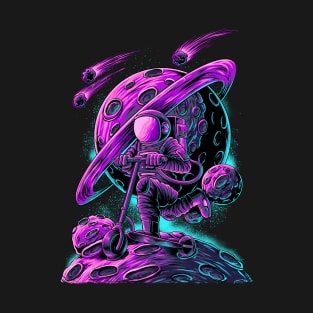 Astronaut Scooter T-Shirt