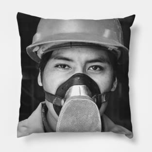 Peruvian Copper Miner Pillow