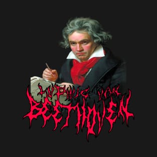 Beethoven Metal (In Technicolor) Ludwig Van Beethoven T-Shirt