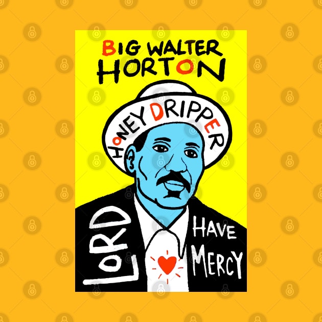 Big Walter Horton by krusefolkart