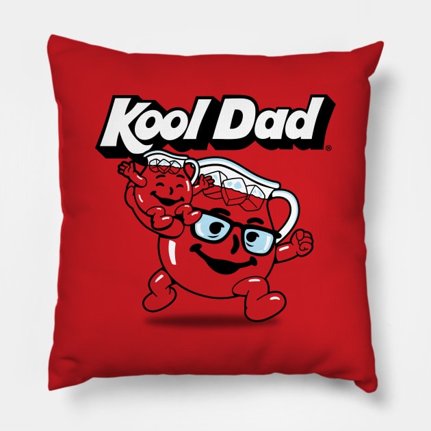 Cool 80's Retro Best Dad Gift Father's Day Pillow by BoggsNicolas