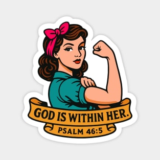 Psalm 46:5 God Is Within Her Magnet