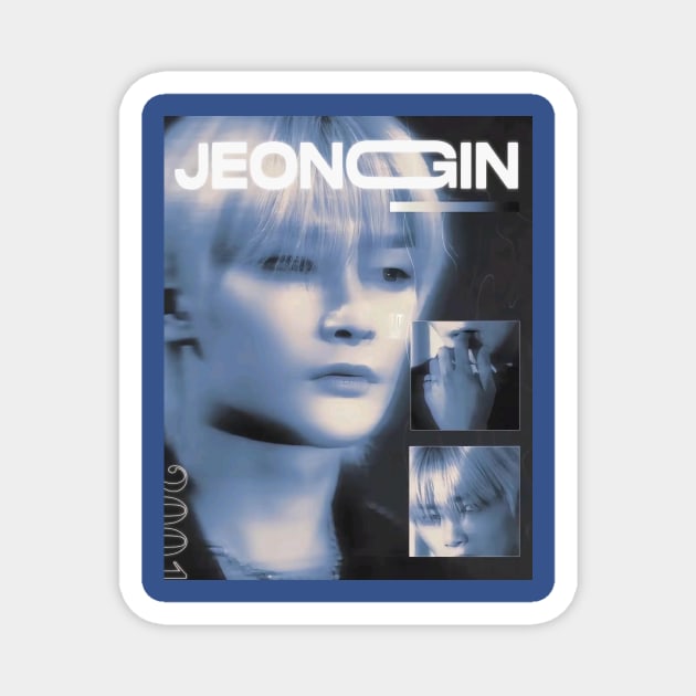 Stray Kids Jeongin Edition Magnet by kazatodoesart