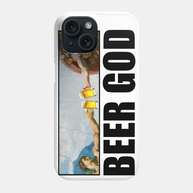 Beer God The Creation of Man Phone Case by thebuniverse