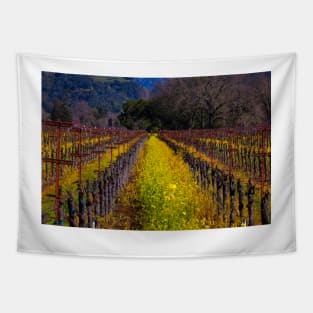 Sonoma Mustard Vineyards Tapestry