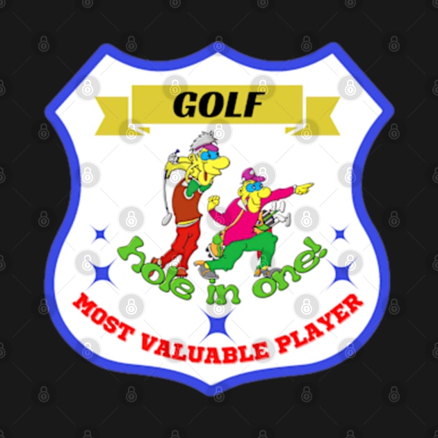 most valuable player Golf by Aspectartworks