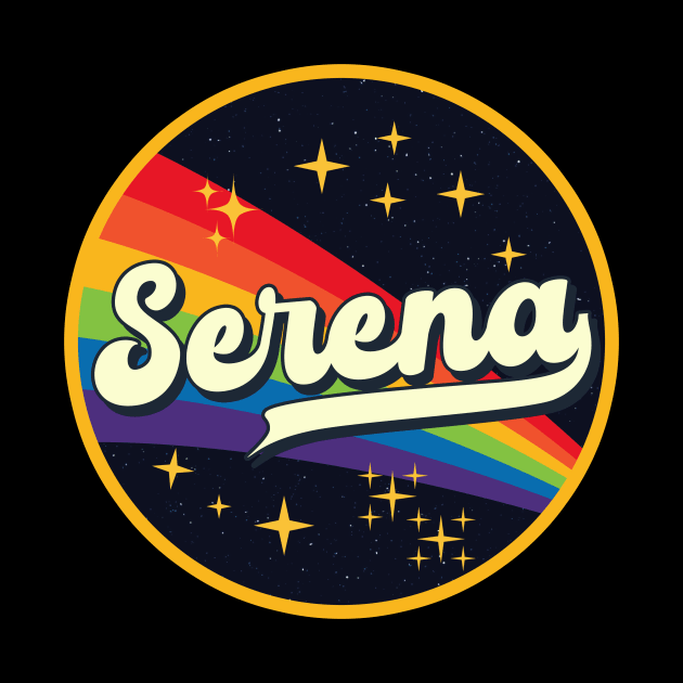 Serena // Rainbow In Space Vintage Style by LMW Art