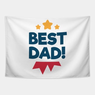 Best Dad Fathers Day Tapestry