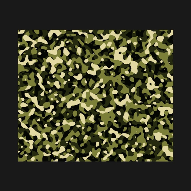 Camouflage  Green Effect by Tshirtstory