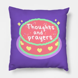 Thoughts And Prayers Pillow