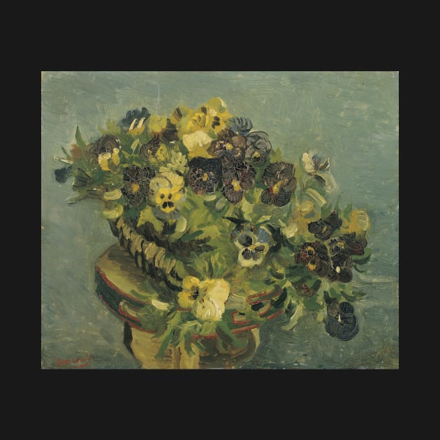 Basket of violets by van Gogh by Artimaeus