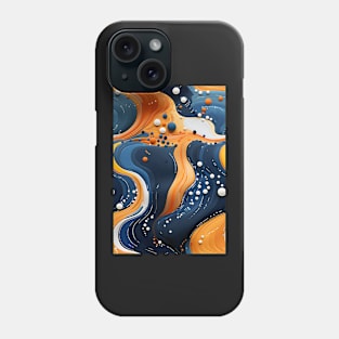 Abstract psychedelic pattern of flowing acrylic ! Phone Case