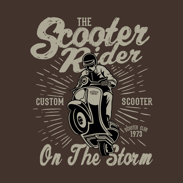 Scooter Rider by lionkingdesign