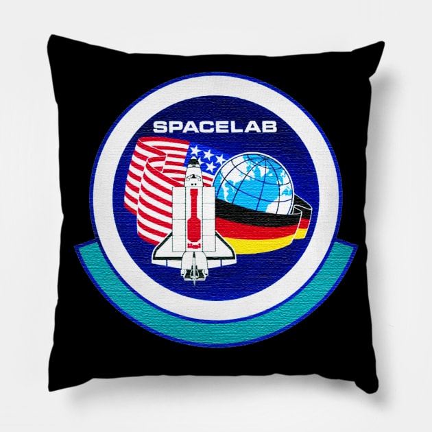 Black Panther Art - NASA Space Badge 20 Pillow by The Black Panther