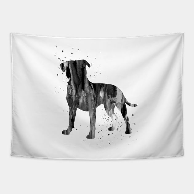 American Pit Bull Terrier Tapestry by RosaliArt