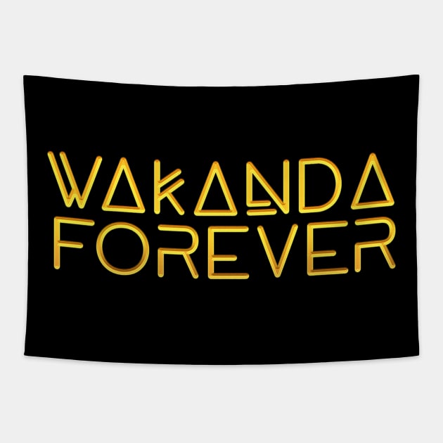 Wakanda Forever Tapestry by halfabubble