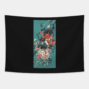 Japanese portrait Tapestry