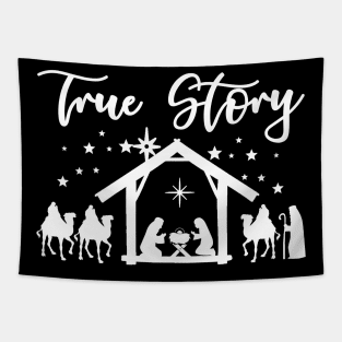 True Story Christmas 2023 gift Tapestry