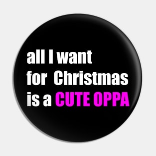 All i want for christmas is a cute oppa Pin