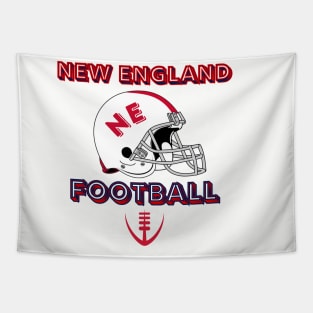 New England Football Vintage Style Tapestry