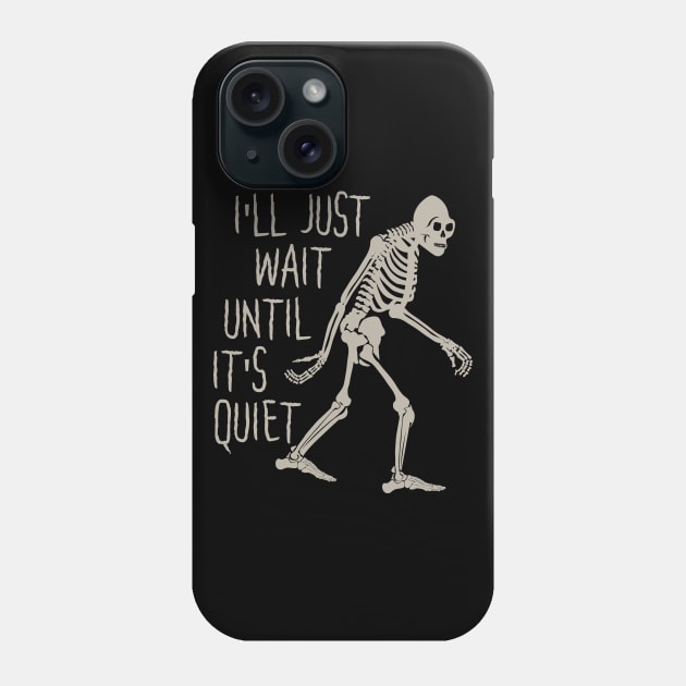 Bigfoot skeleton Phone Case by Tesszero