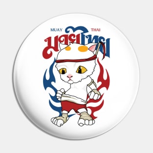 Muay Thai Cat Pin