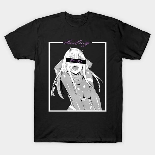 Anime T-Shirts Darling In The Franxx Zero Two Print Men Women