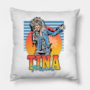 legends tina turner queen rock n roll Pillow