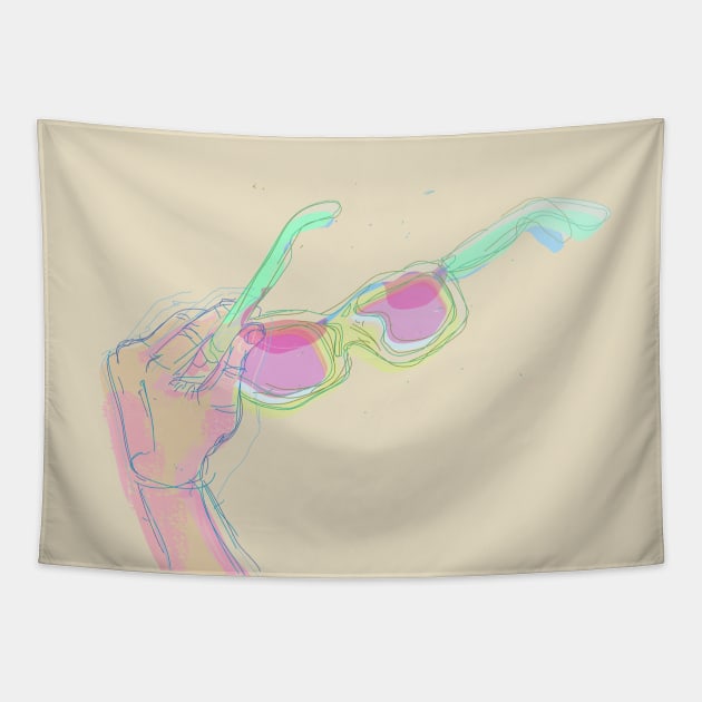 summer vision Tapestry by okik