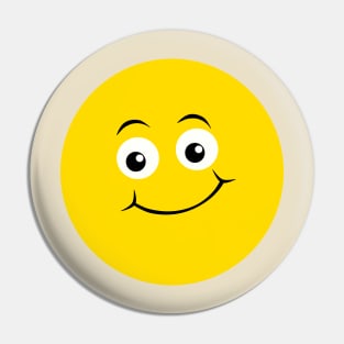 Emoji - smiling face Pin