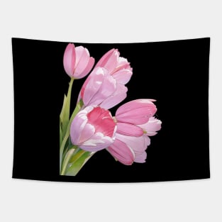 Pink Flower,Beautiful Flowers Tapestry