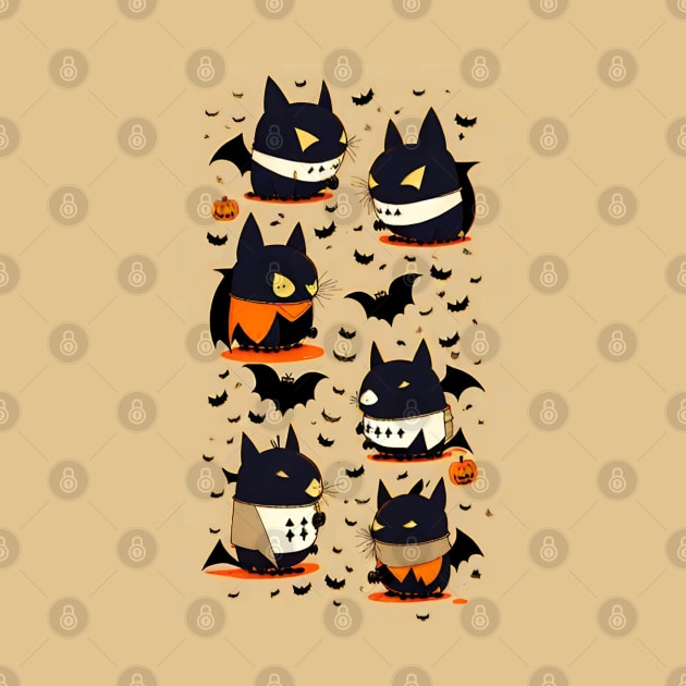 Halloween Bats by mariasshop