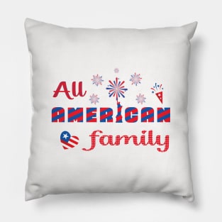 All American family Pillow