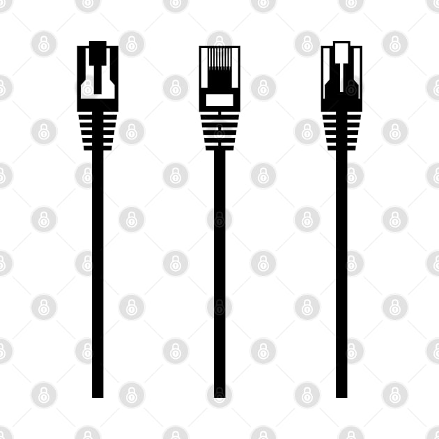 Network Ethernet Internet Cables by THP Creative