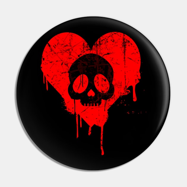 Bleeding Heart Pin by AlteredMentalStatus