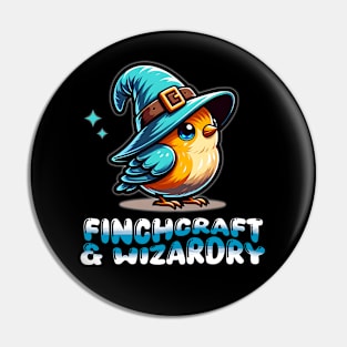 Finchcraft & Wizardry - Cute Bird Wizard Pin