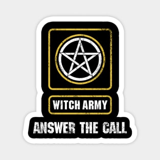 Answer the Call - Motherland Fort Salem Distressed Witch Army logo Magnet