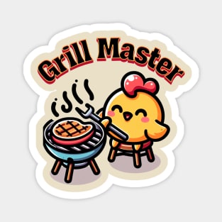 Chicken Grill Master Magnet