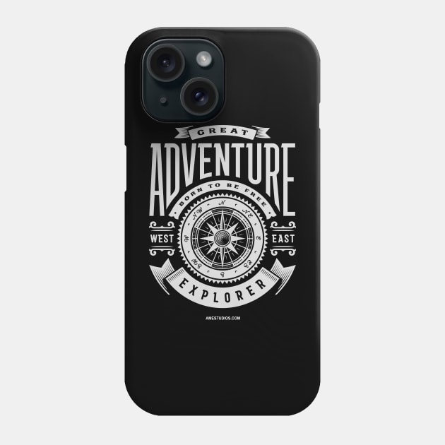 Adventure in America Phone Case by AME_Studios