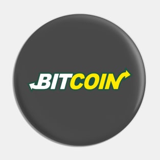 Bitcoin Logo Mashup Pin