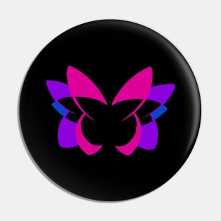 Bisexual Butterfly Pin