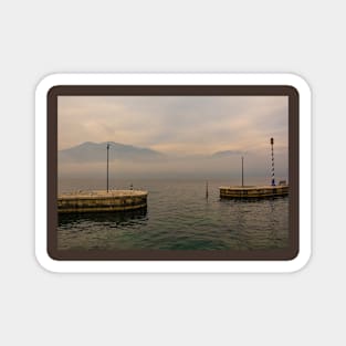 Winter Lake Garda at Castelletto Magnet