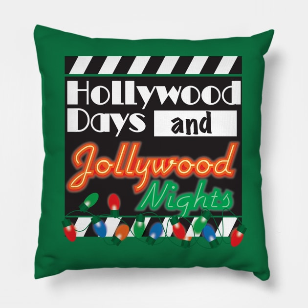 Hollywood Days / Jollywood Nights Pillow by WearInTheWorld